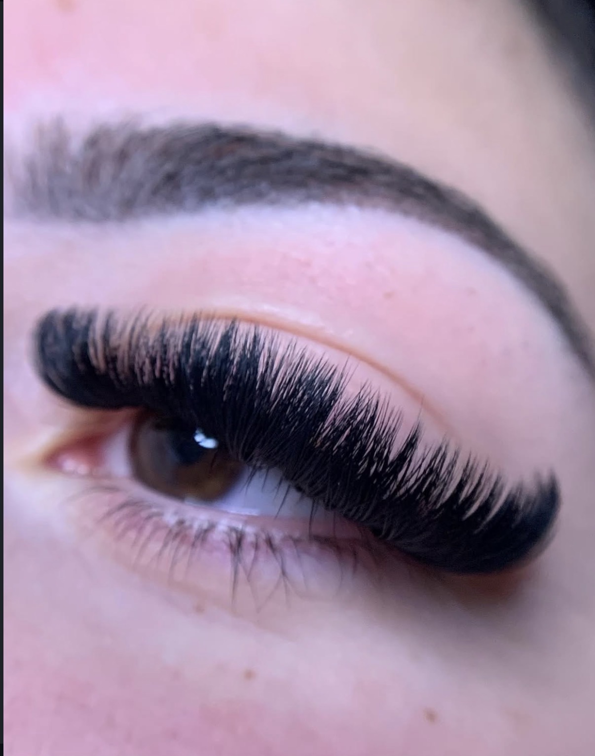 Mega Volume lash extensions example