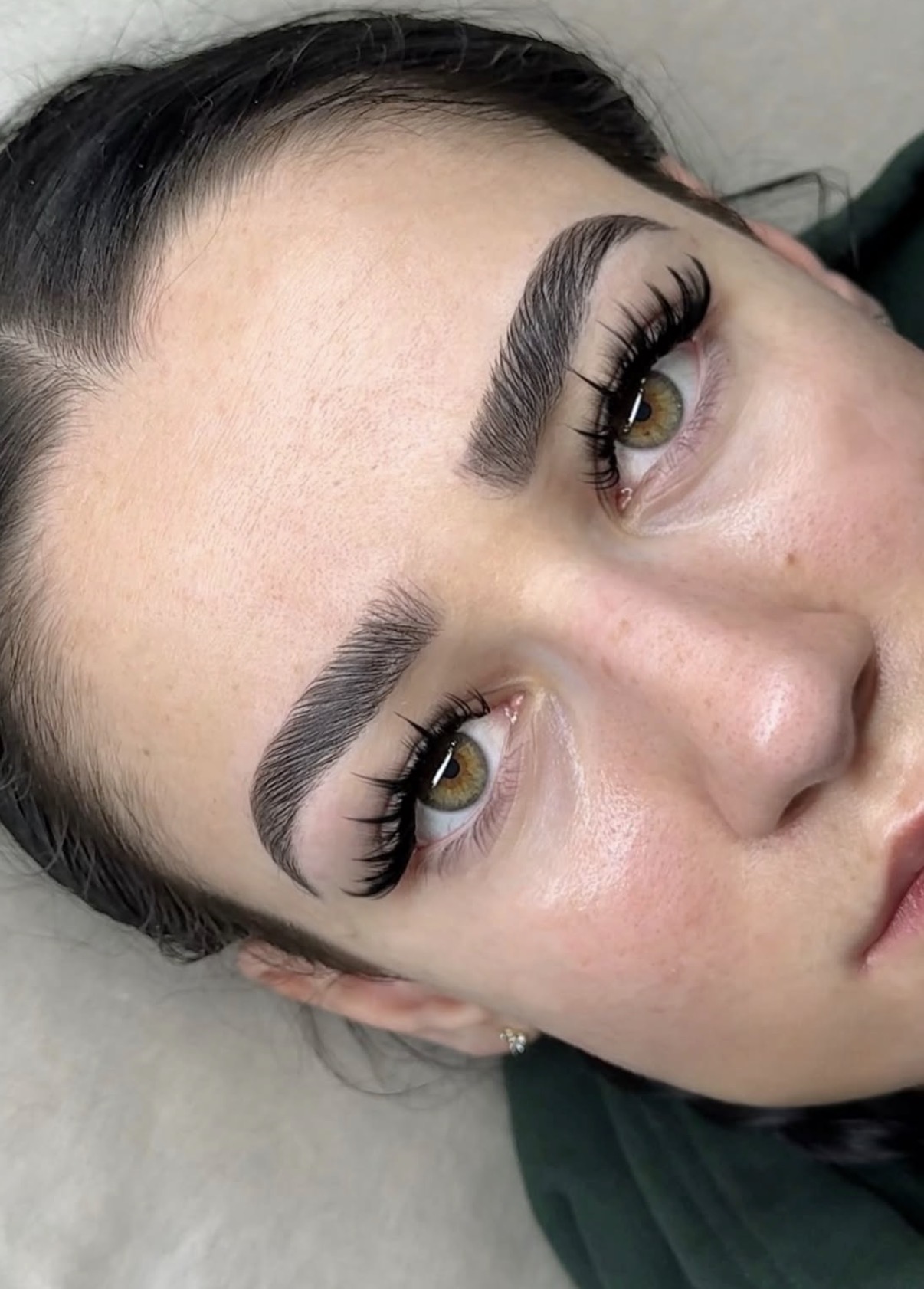Wispy lash extensions example