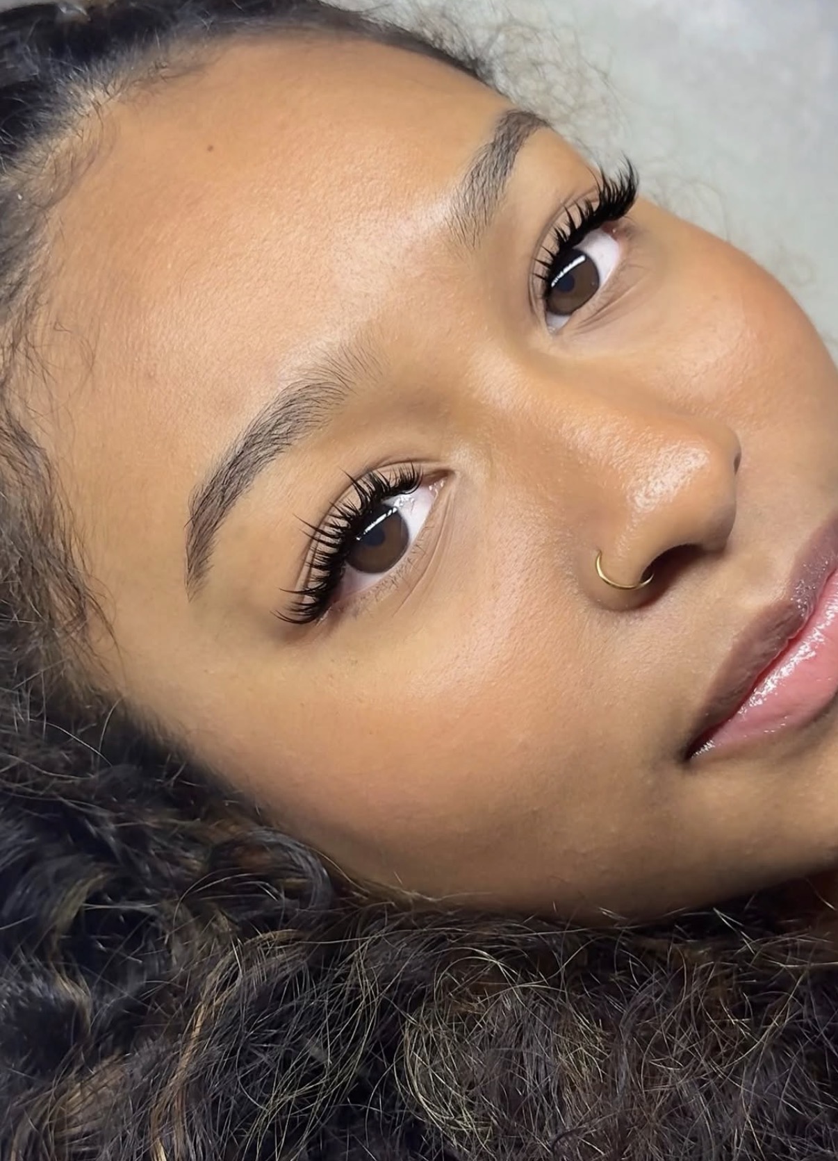 Wet Set lash extensions example