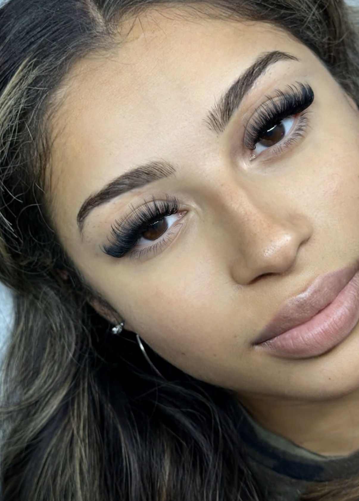 Volume lash extensions example
